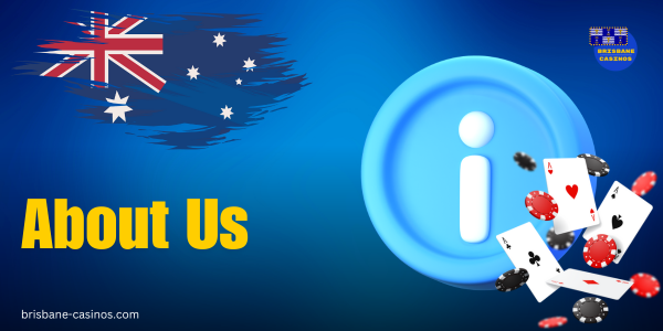 exclamation mark in a blue circle and cards, australian flag and website logo on blue background